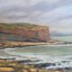 Acantilados en un día gris junto a Ericeira