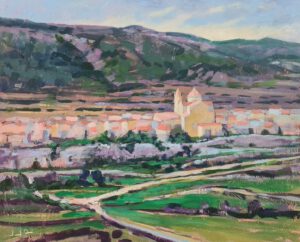 Vista de Cantavieja, pueblo del Maestrazgo